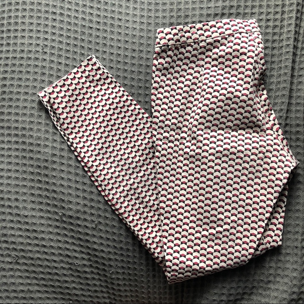 Retro pattern pants